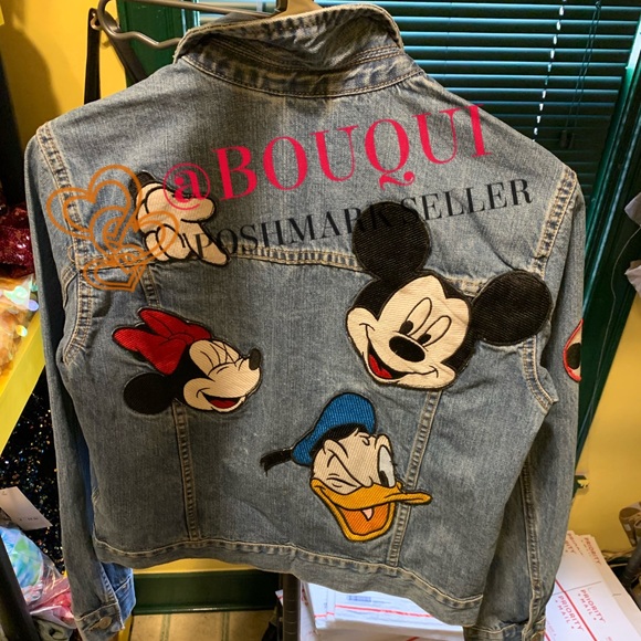 BLOGGERS FAV ZARA MICKEY MOUSE DENIM JACKET - Picture 5 of 9
